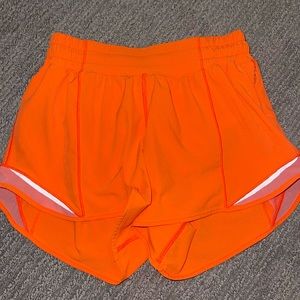 Orange lulu shorts